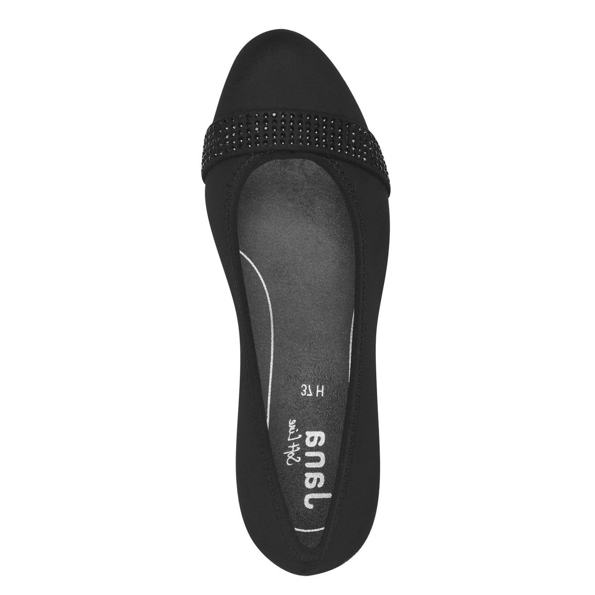 Escarpin talon bloc noir, JANA
