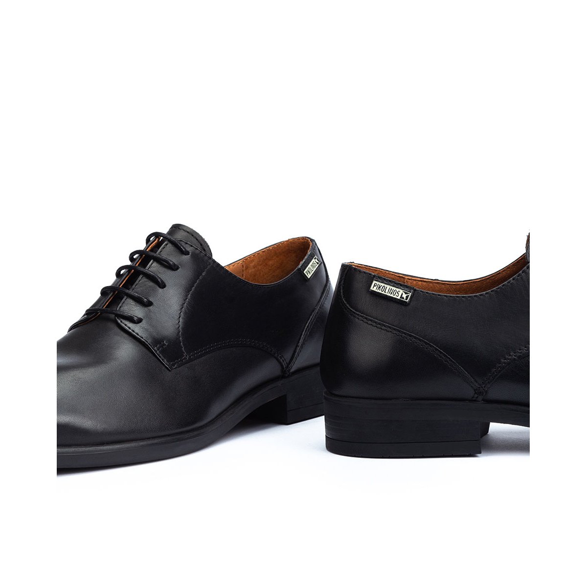 Chaussures à lacets cuir Bristol black, PIKOLINOS