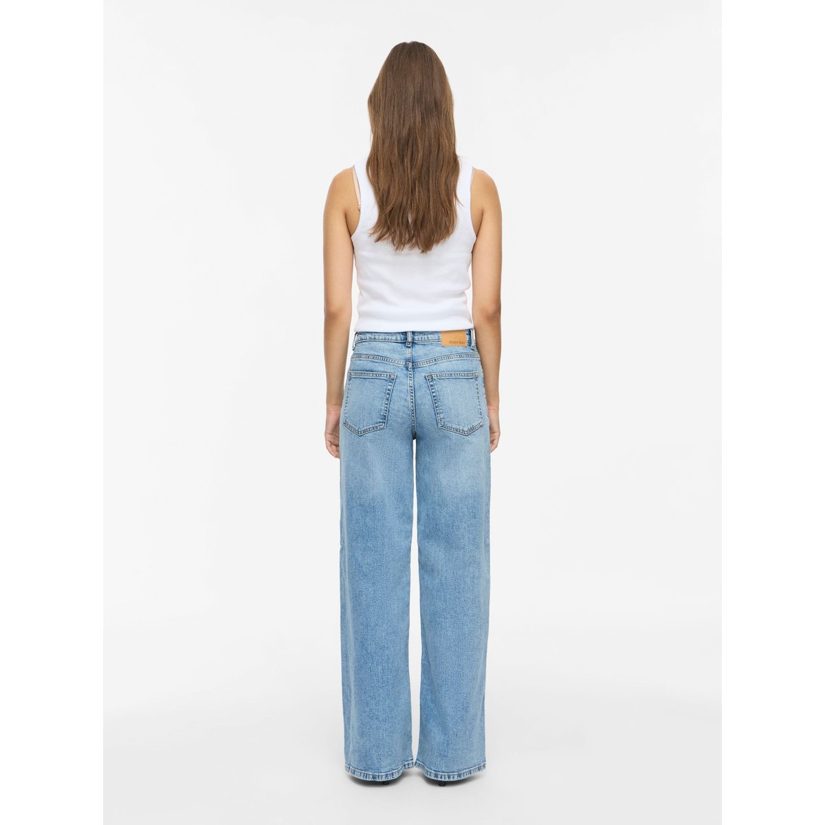 Jean À Coupe Ample bleu - light blue denim1, NOISY MAY
