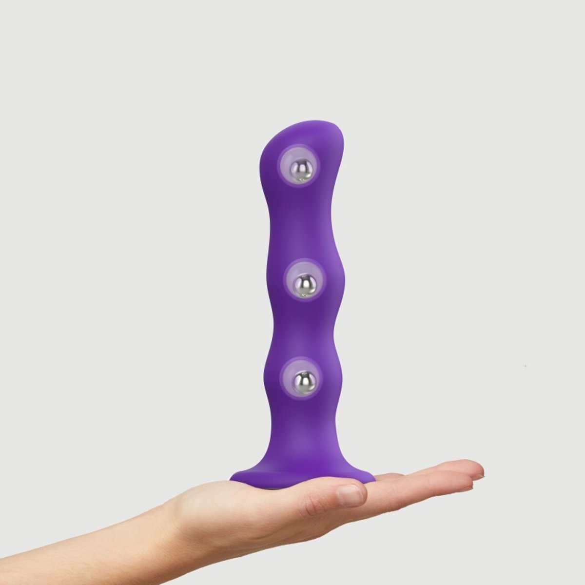 DILDO GEISHA BALLS VIOLET - XL violet, STRAP-ON-ME