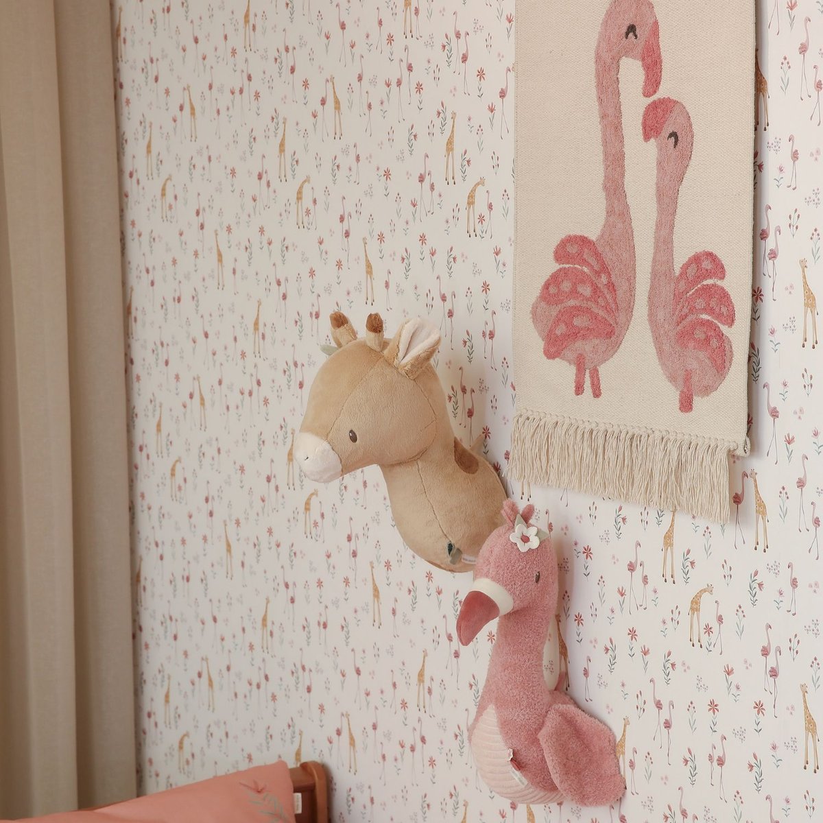 Décoration murale rose, beige, LITTLE DUTCH