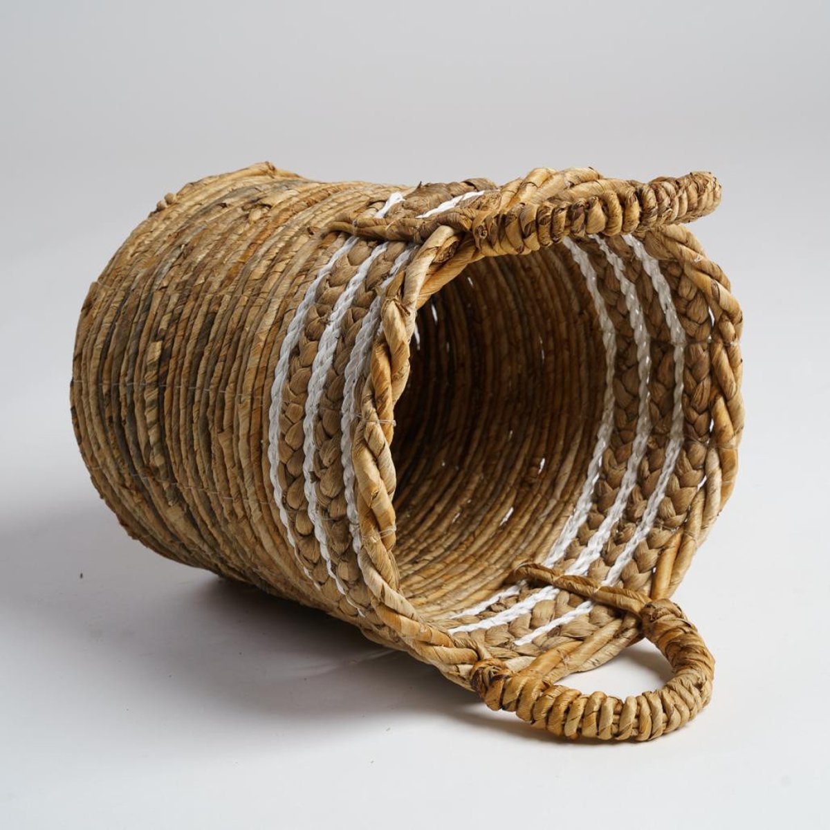 Panier en fibre végétale beige S YVO naturel, WANDA COLLECTION