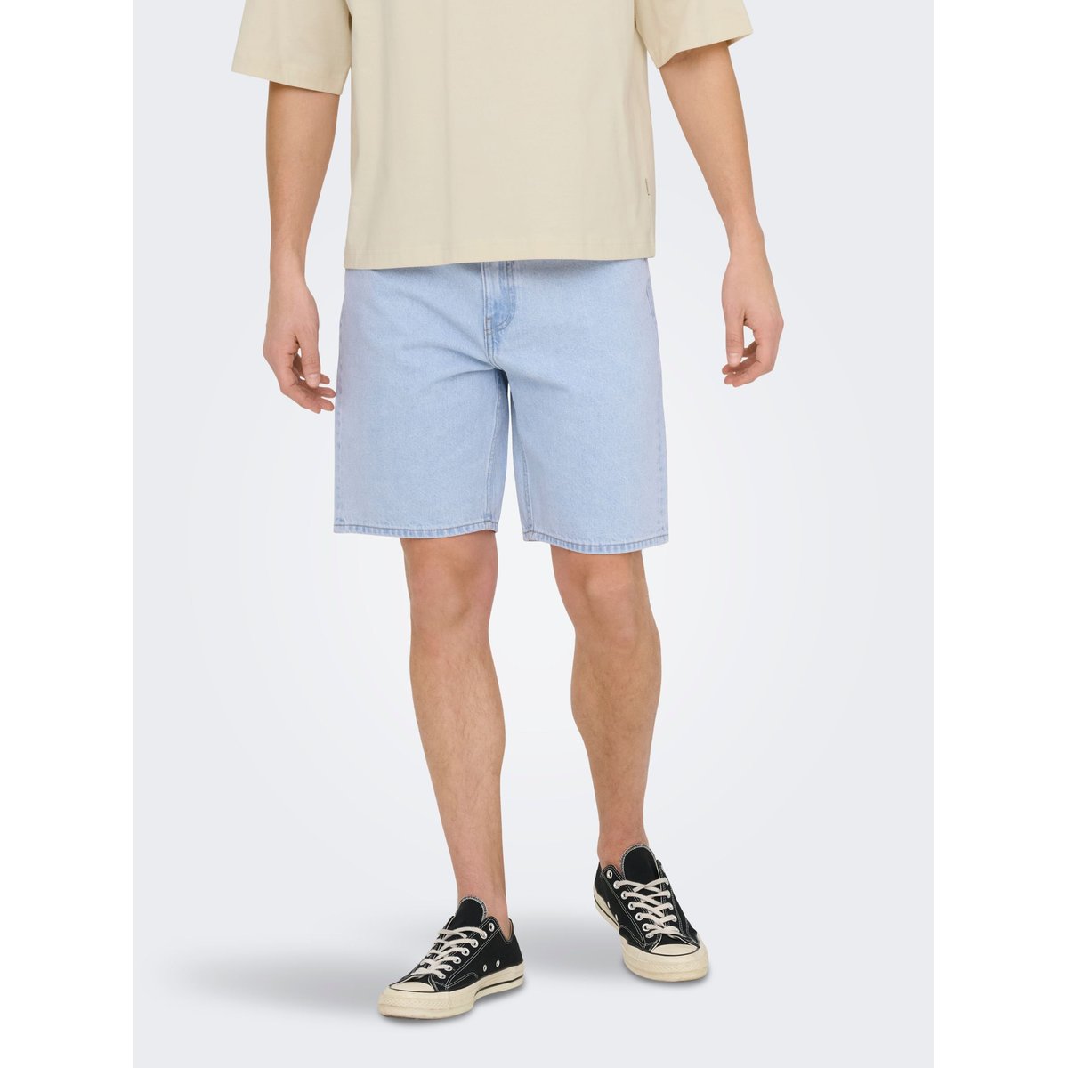 Short En Denim light blue denim 1, ONLY & SONS