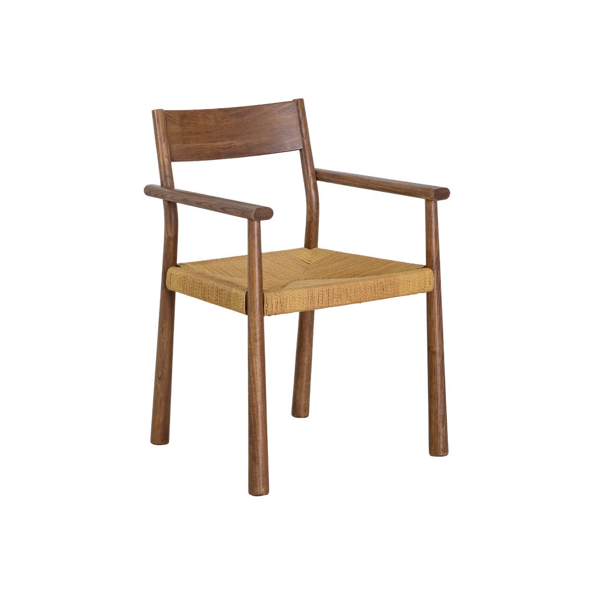 Chaise en bois d'orme LIORIA bois clair, MADE IN MEUBLES