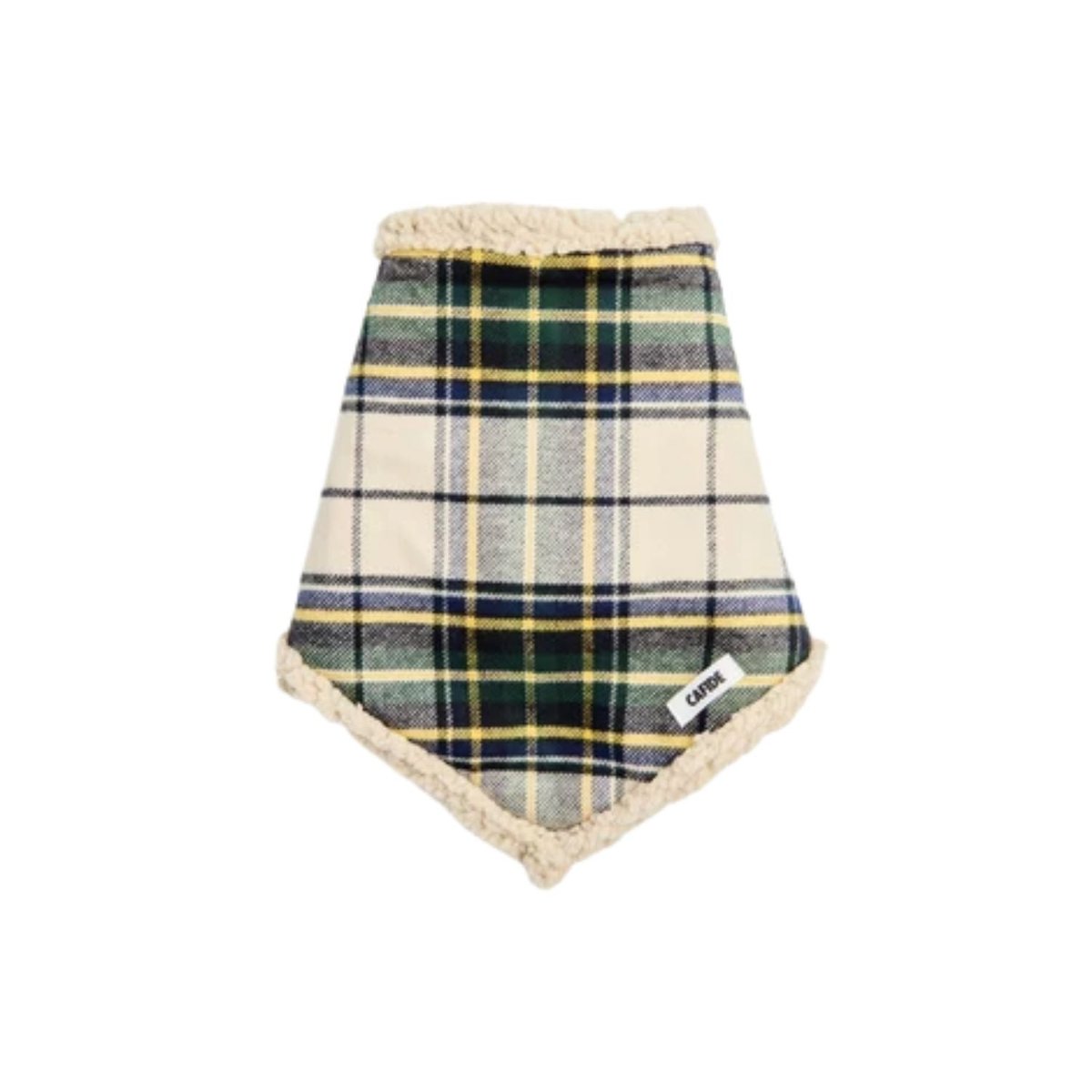 Bandana tartan beige pour chien, Nata beige, CAFIDE