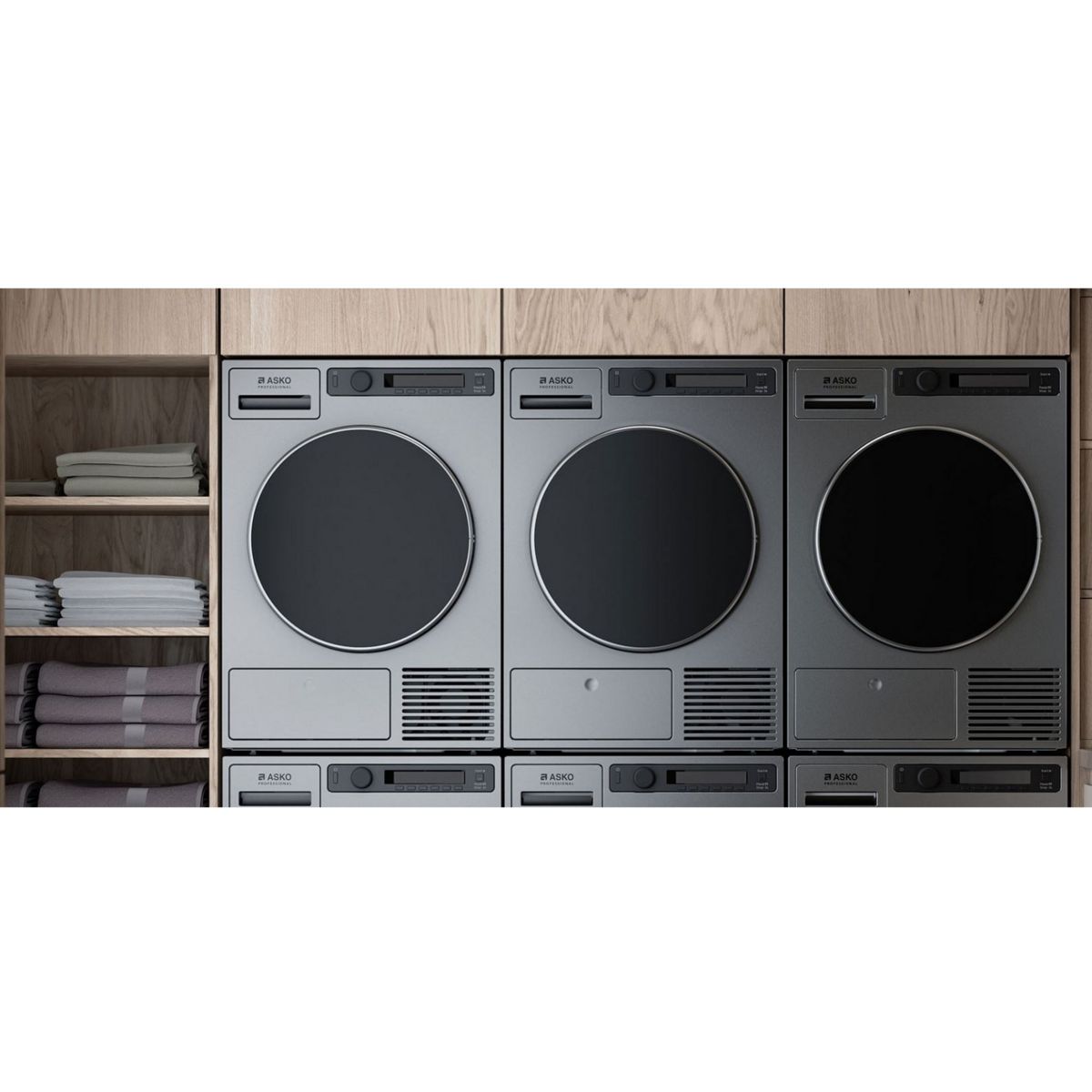 Sèche linge professionnel TDC1481HC.S PRO couleur unique, ASKO