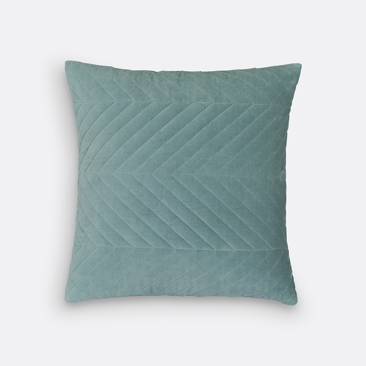 Housse de coussin velours matelassée, Milano céladon, LA REDOUTE INTERIEURS