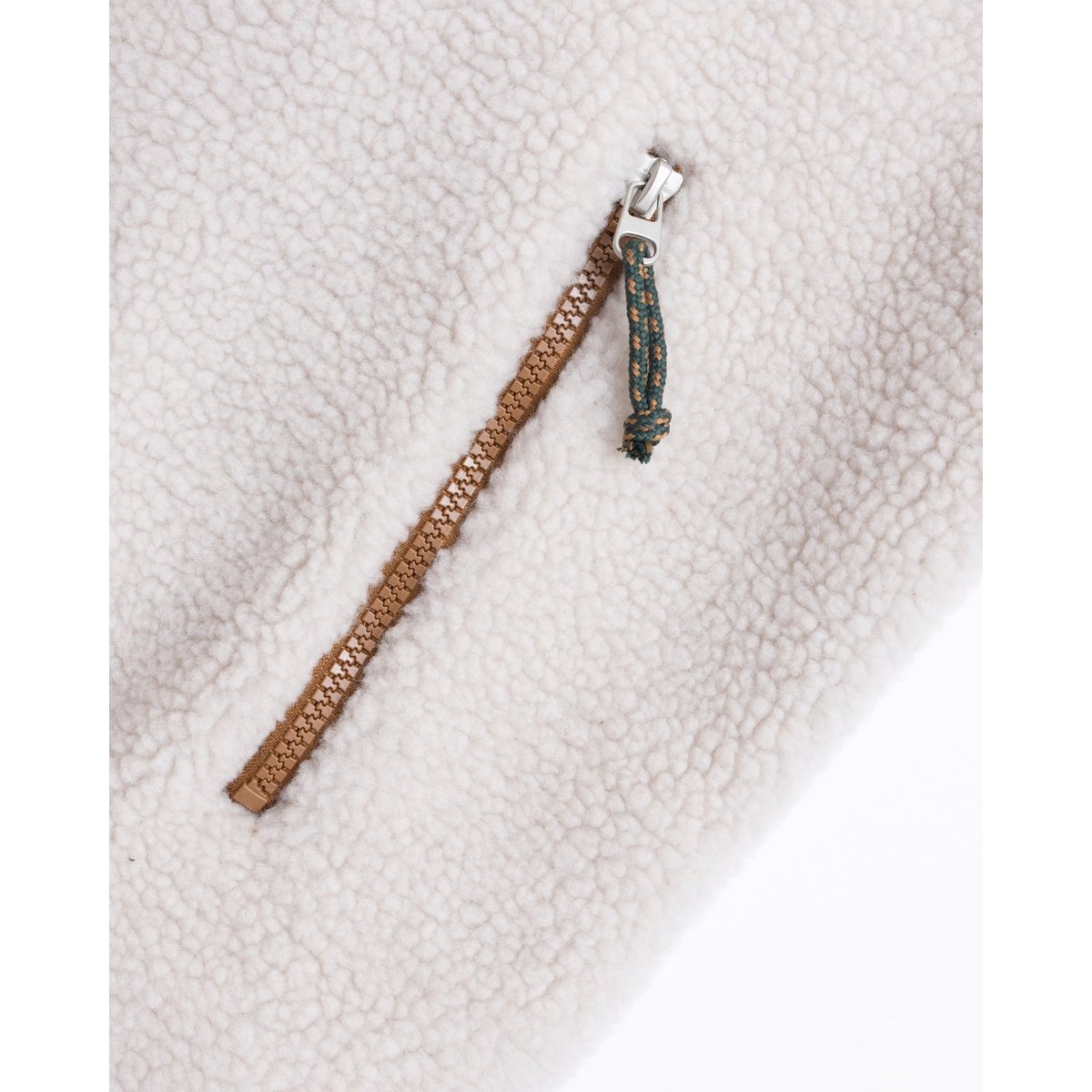 Veste polaire en sherpa beige, FAGUO
