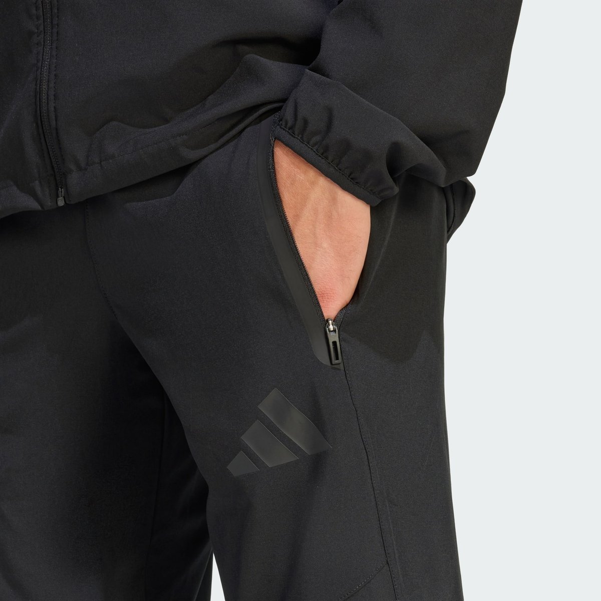 Pantalon d'entraînement de football noir, adidas Performance