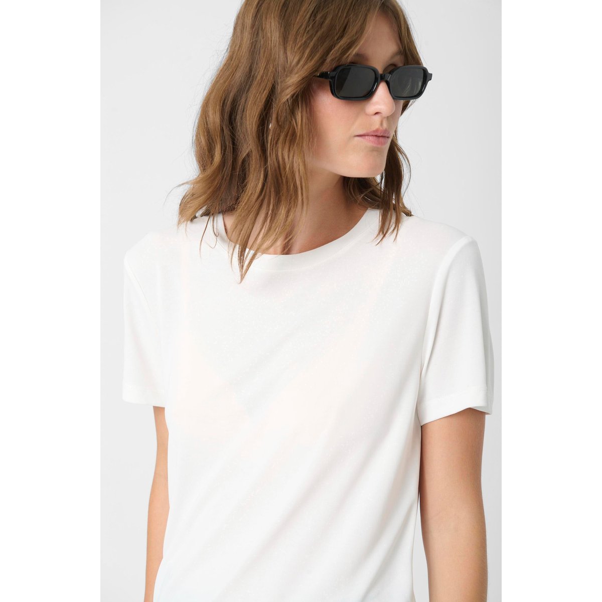 T-shirt blanc broken white, SOAKED IN LUXURY