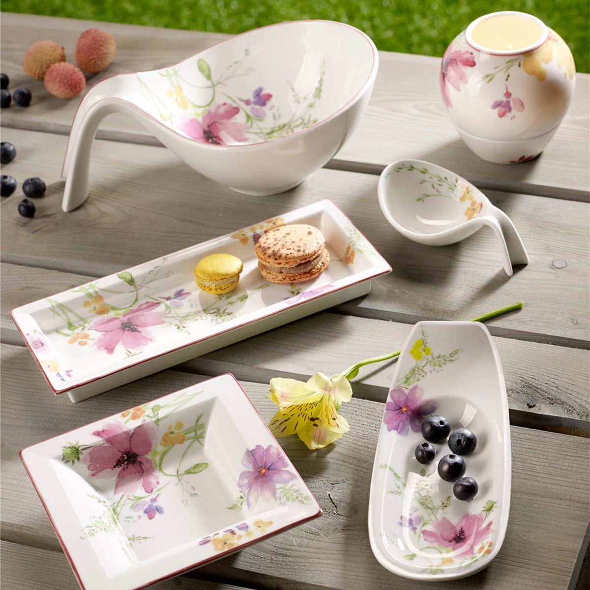 Plat Creux À Fruits/Décoratif MARIEFLEUR multicolore, VILLEROY & BOCH