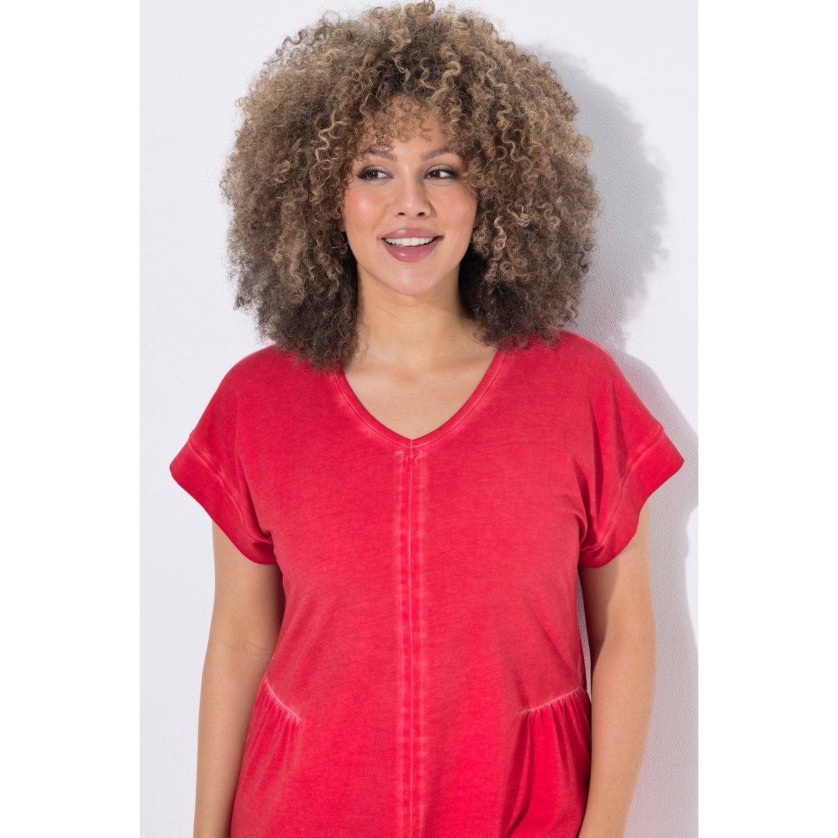 T-shirt oversize rose vif, ULLA POPKEN