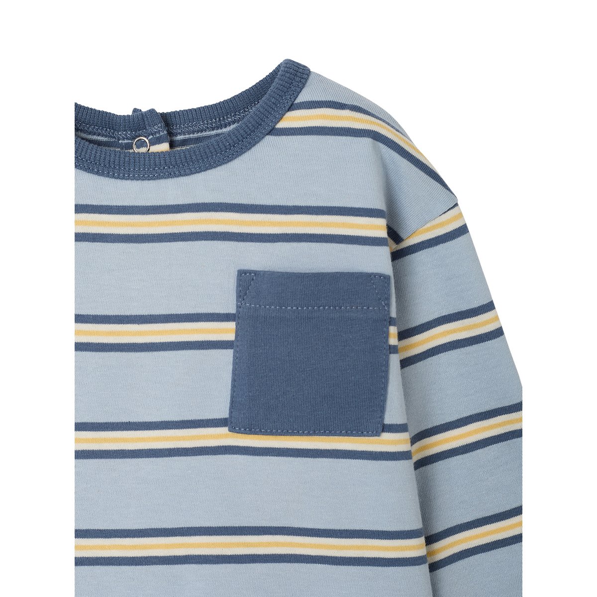 T-shirt manches longues bleu ciel, VERTBAUDET
