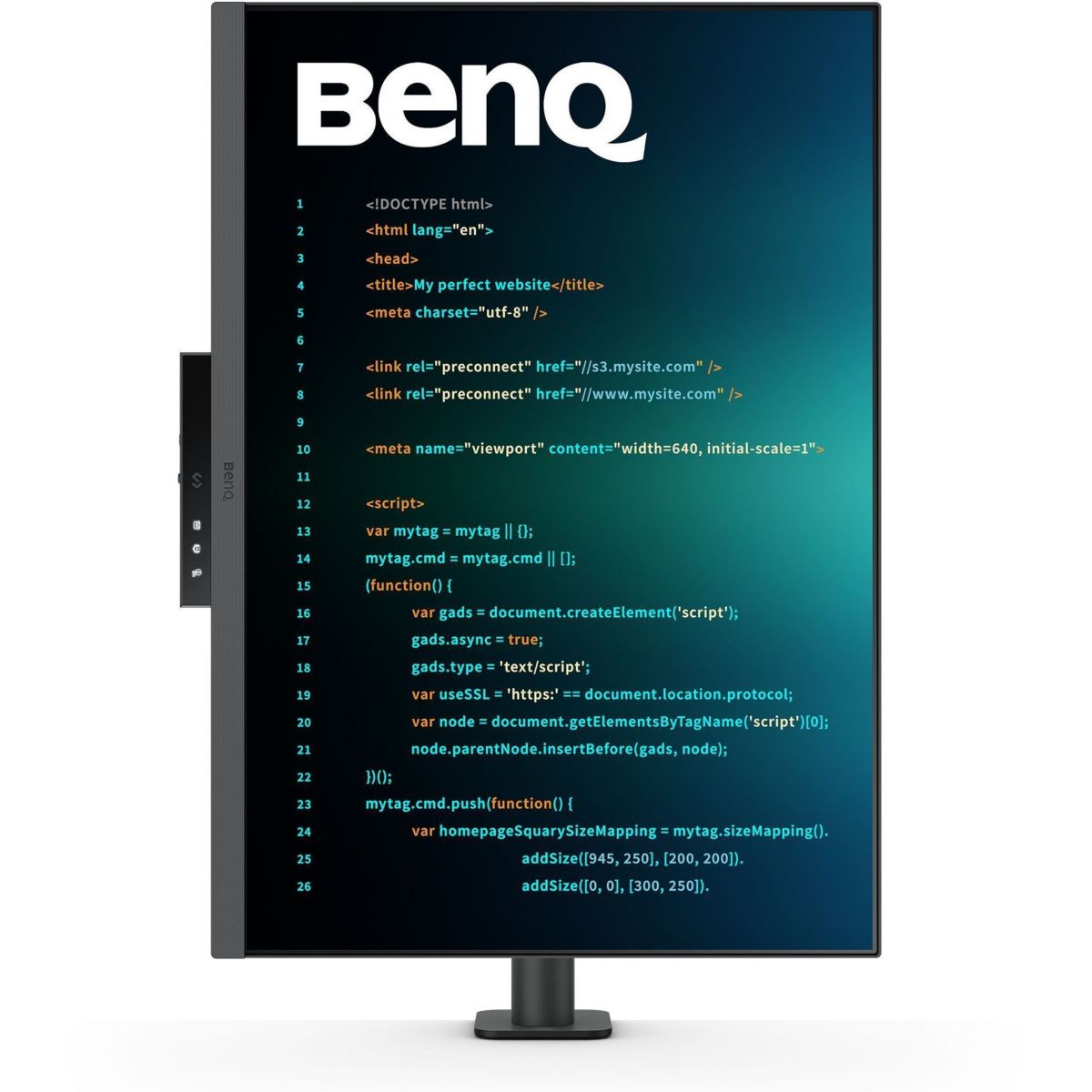 Ecran RD280UA 28" IPS DUHD HDR USB-C 90W couleur unique, BENQ