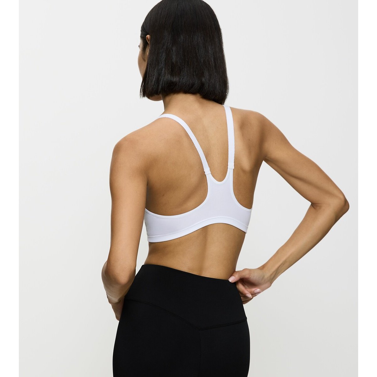 Sport-BH zonder beugels Fitness wit, TRIUMPH