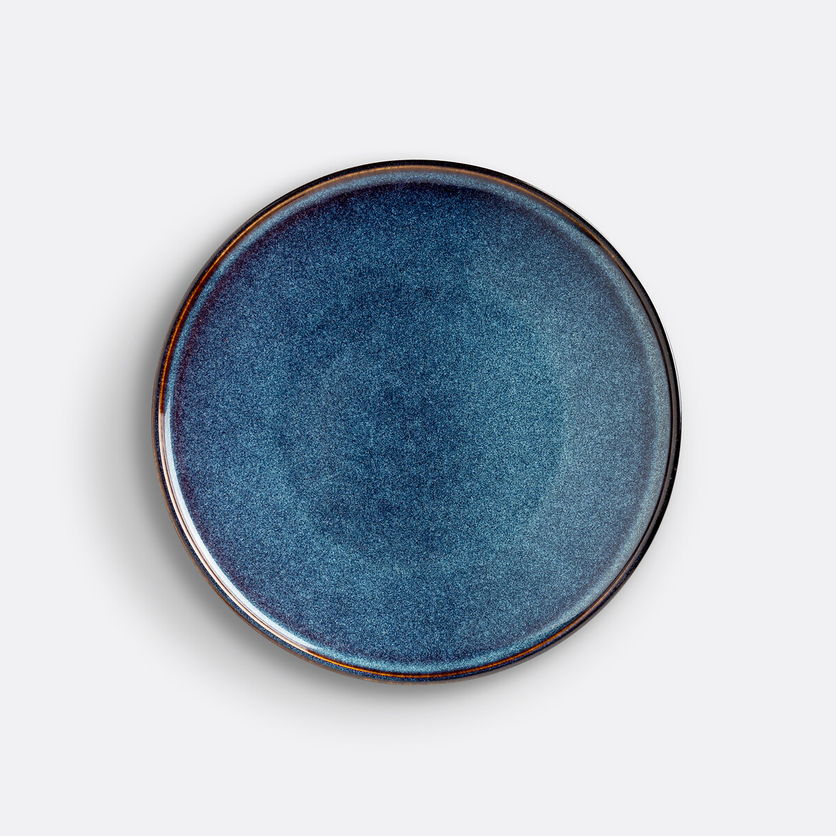 Lot de 6 assiettes à dessert en grès, Onda bleu, LA REDOUTE INTERIEURS