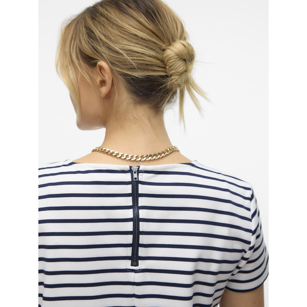 Short-Sleeved Sailor Dress white, VERO MODA
