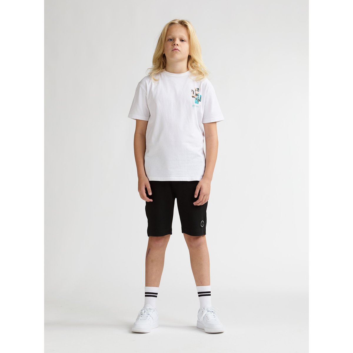Short de jogging en jersey norte noir black, PETROL INDUSTRIES