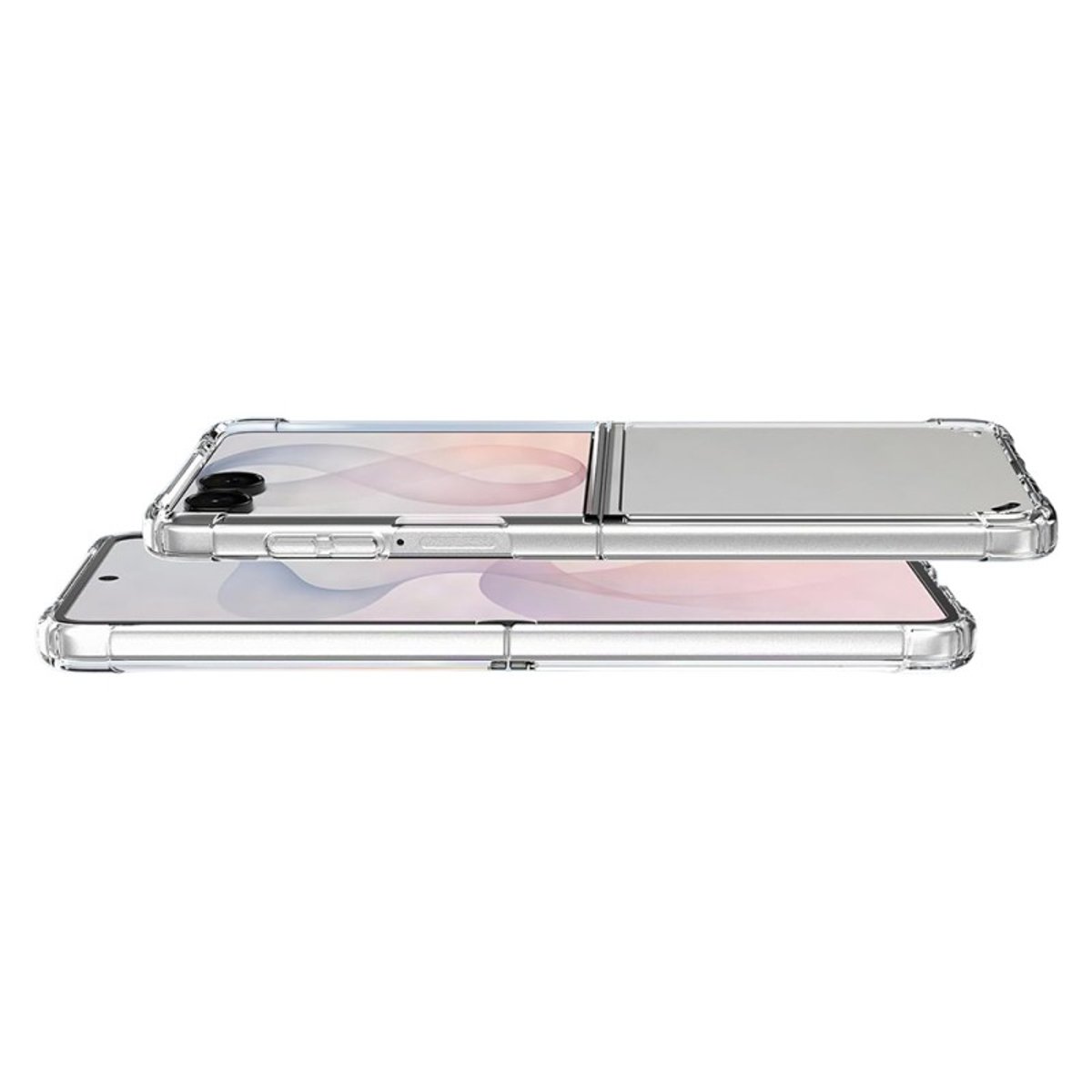 Coque anti-choc souple angles renforcés Galaxy Z Flip 8 transparent, EVETANE