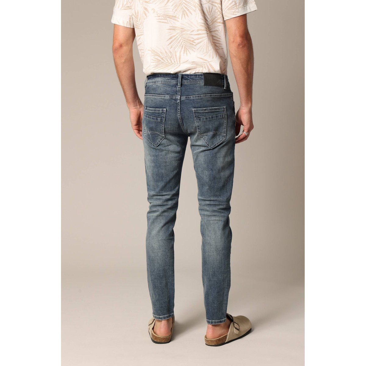 Jean slim en denim CARLOS stone used, DEELUXE