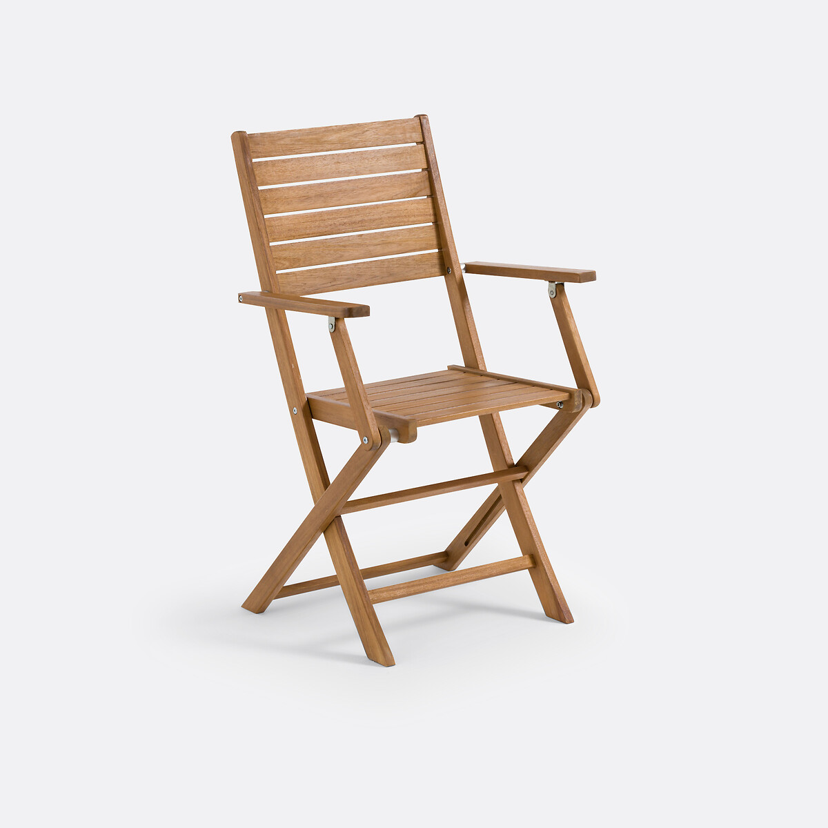 Lot de 2 fauteuils de jardin en acacia, Napli acacia, LA REDOUTE INTERIEURS