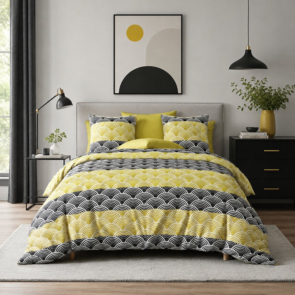 Parure housse de couette enfant + taie polyester, Hiko multicolore, C DESIGN HOME TEXTILE