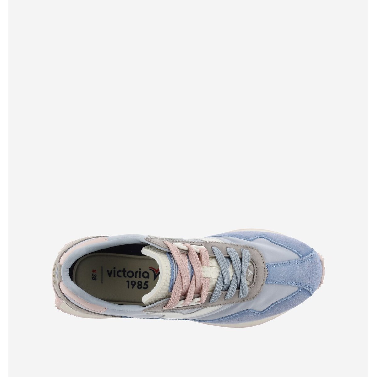 NYLON ROOT VINTAGE sneakers blauw, VICTORIA