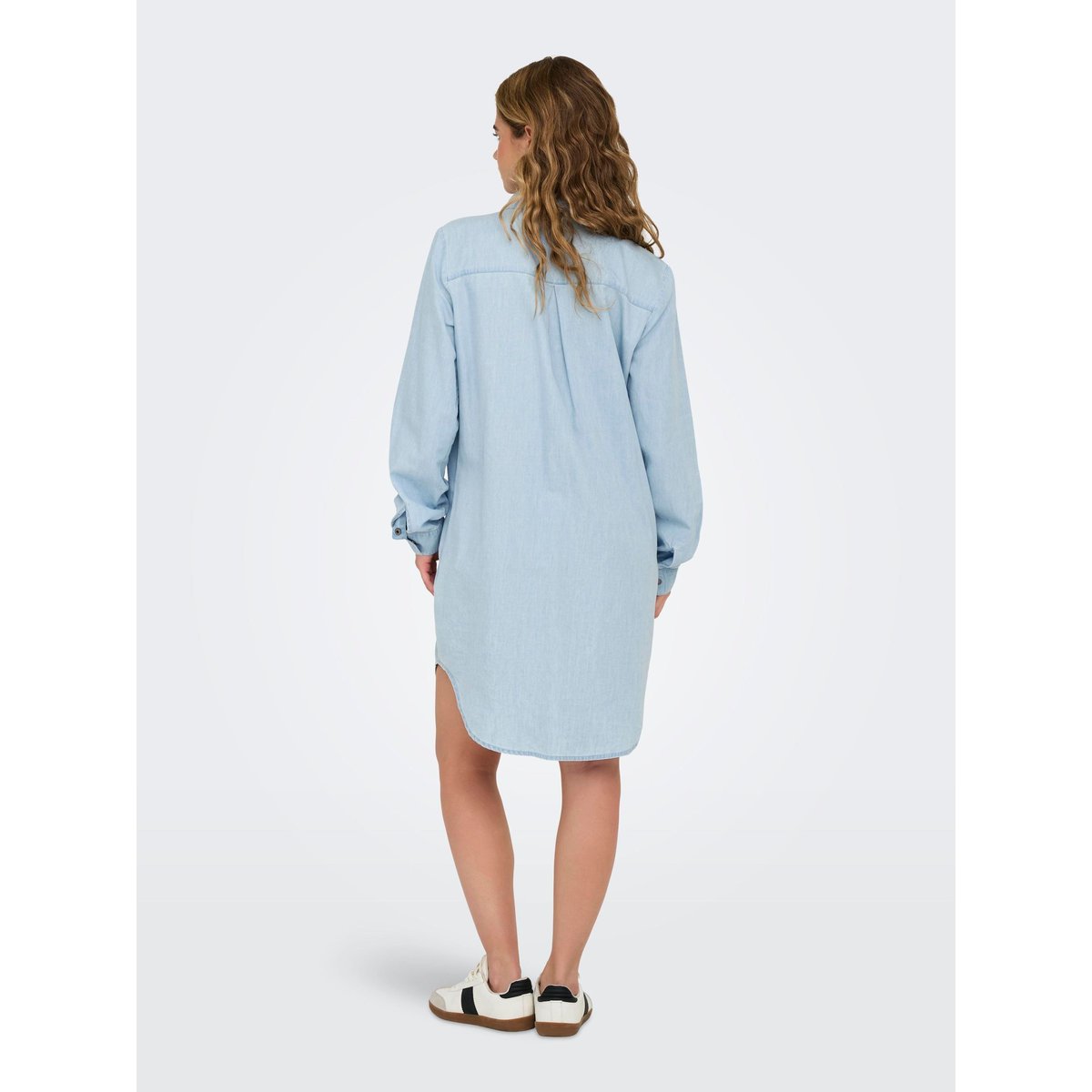 Robe Chemise light blue denim, ONLY