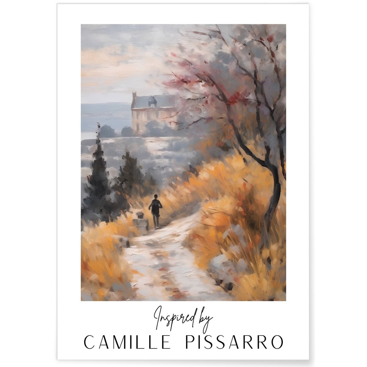 Affiche Camille Pissarro n°7 blanc, L'AFFICHERIE