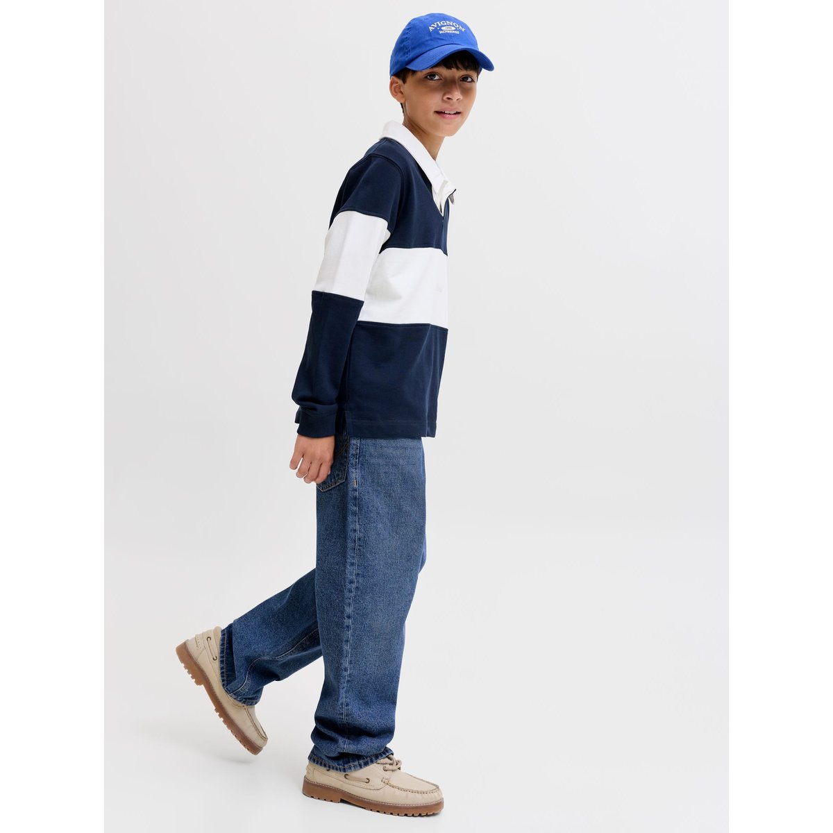Jean Baggy Fit blue denim, JACK & JONES JUNIOR