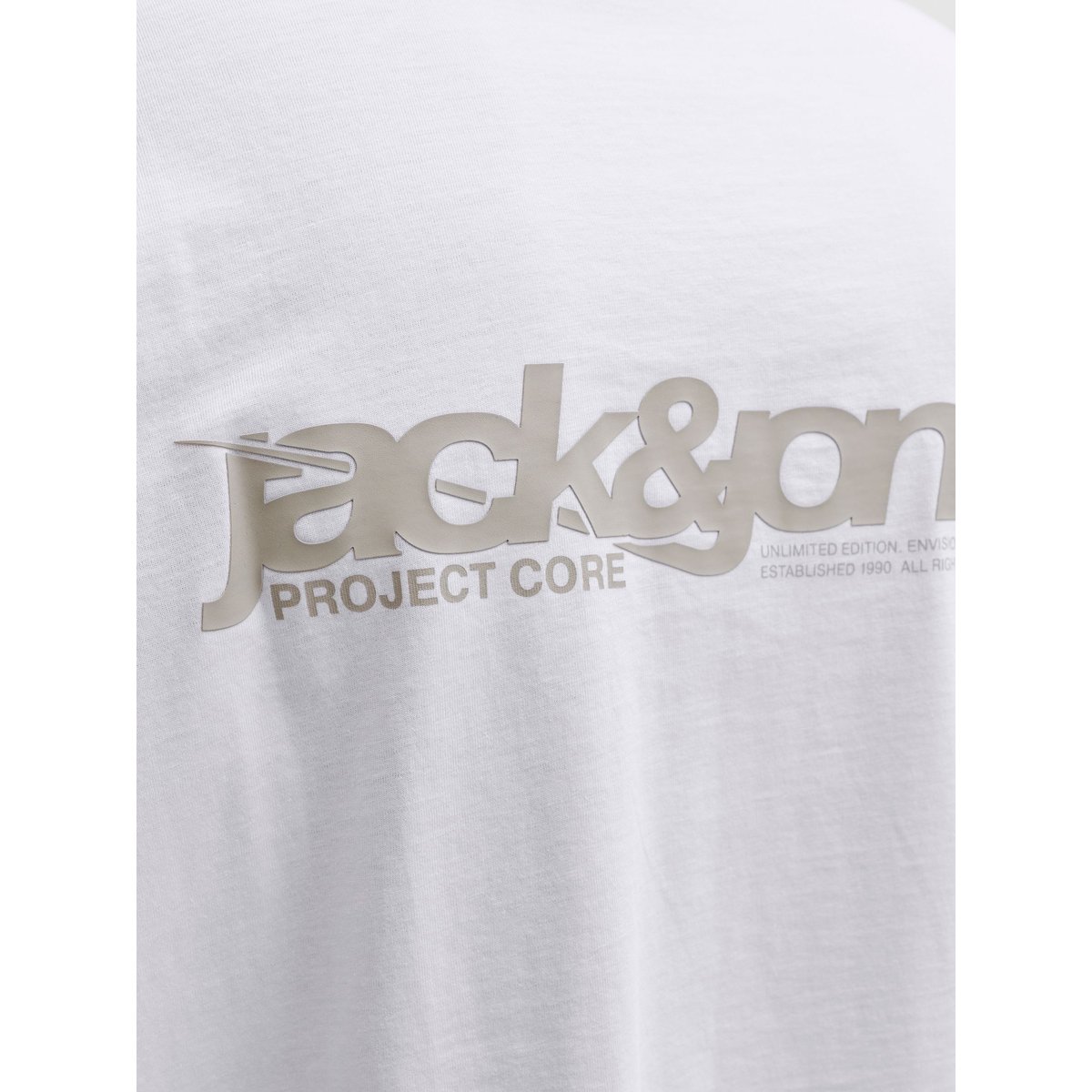 T-Shirt bright white, JACK & JONES