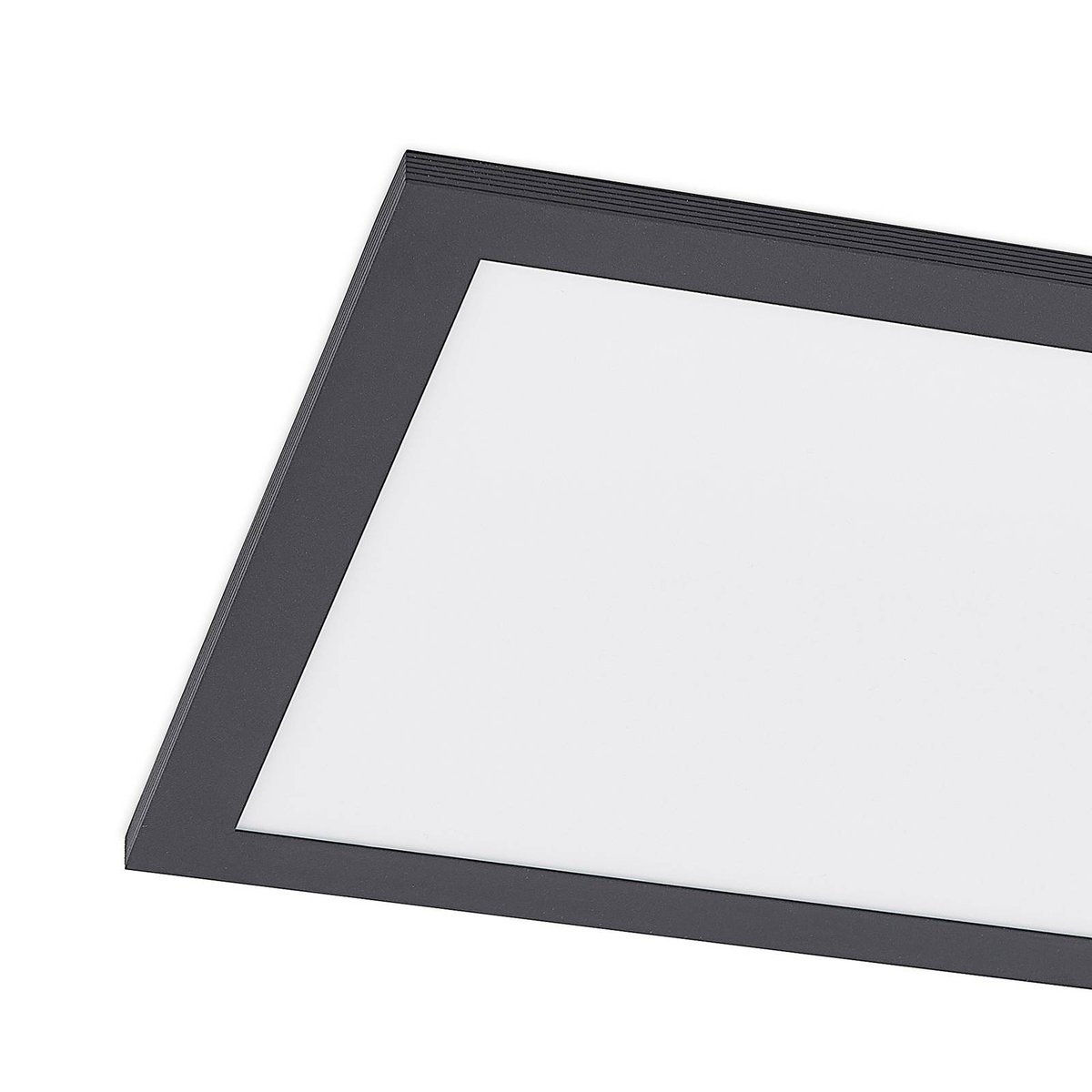 Panneau en aluminium moderneLED, Nelios noir, blanc, LINDBY