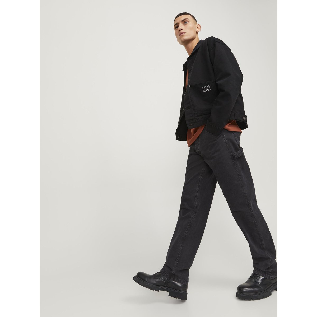 Jean À Coupe Ample noire - black, JACK & JONES