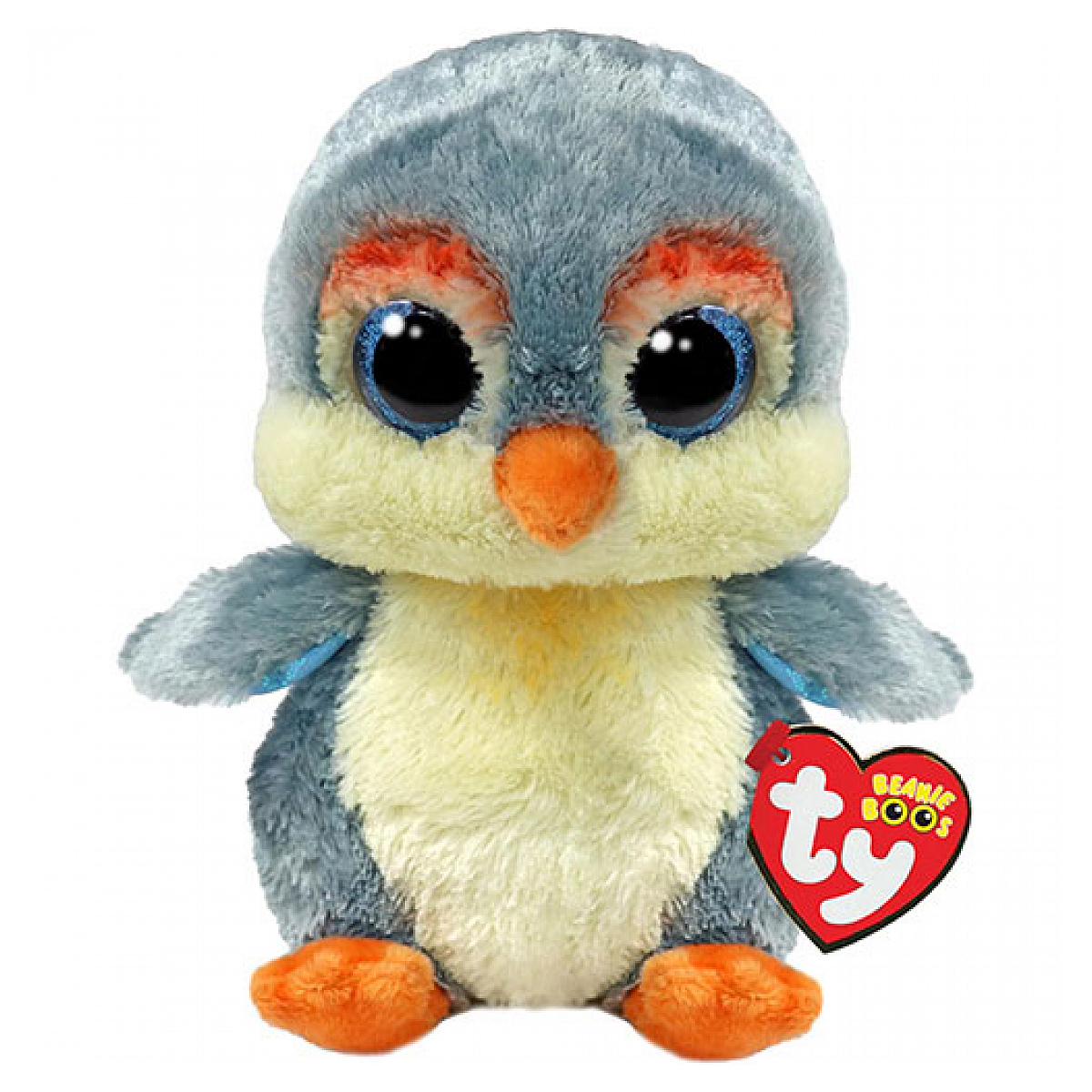 Beanie boo's small Fisher le pingouin rose, TY