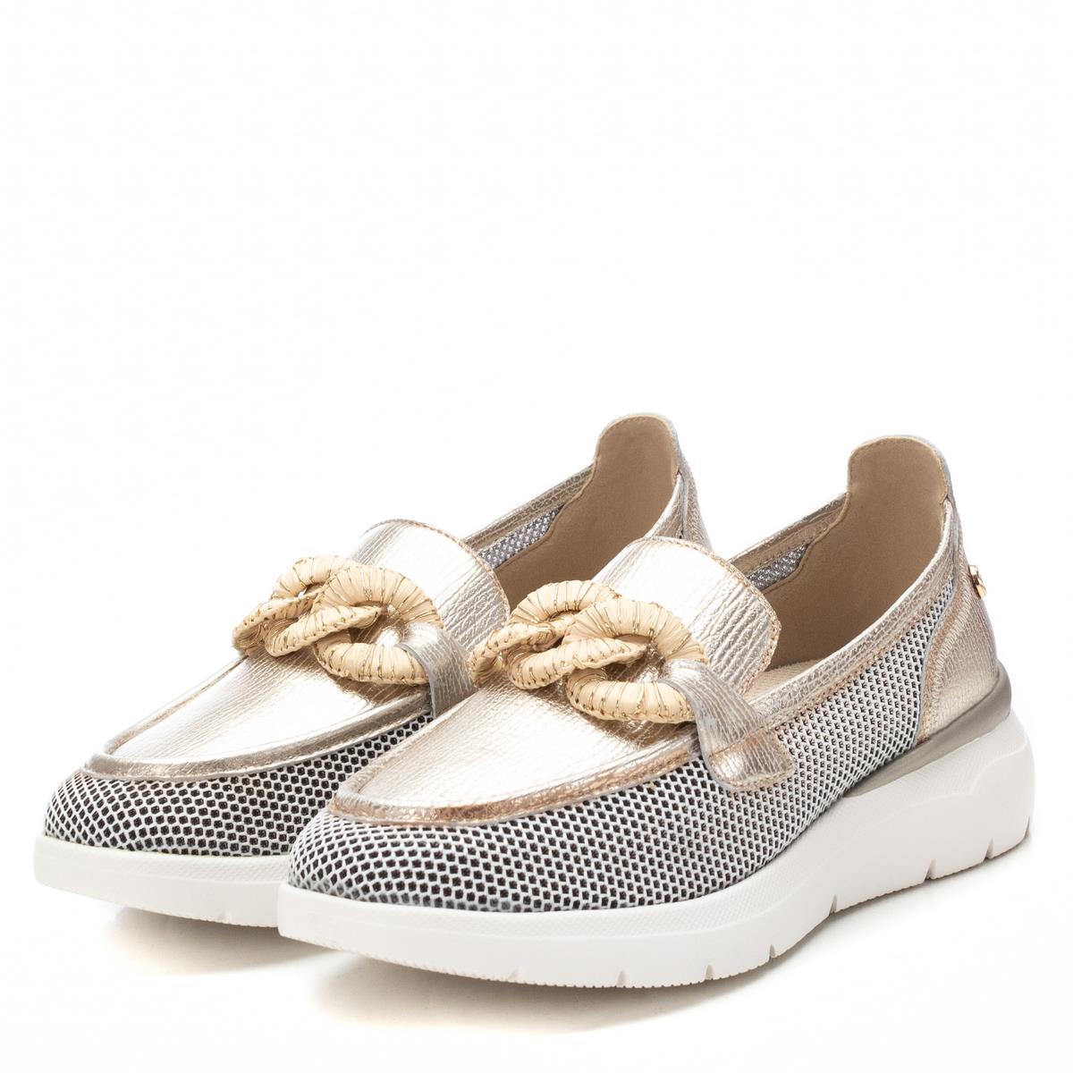 Chaussure Mocassin Plaine Décontractée or, CARMELA