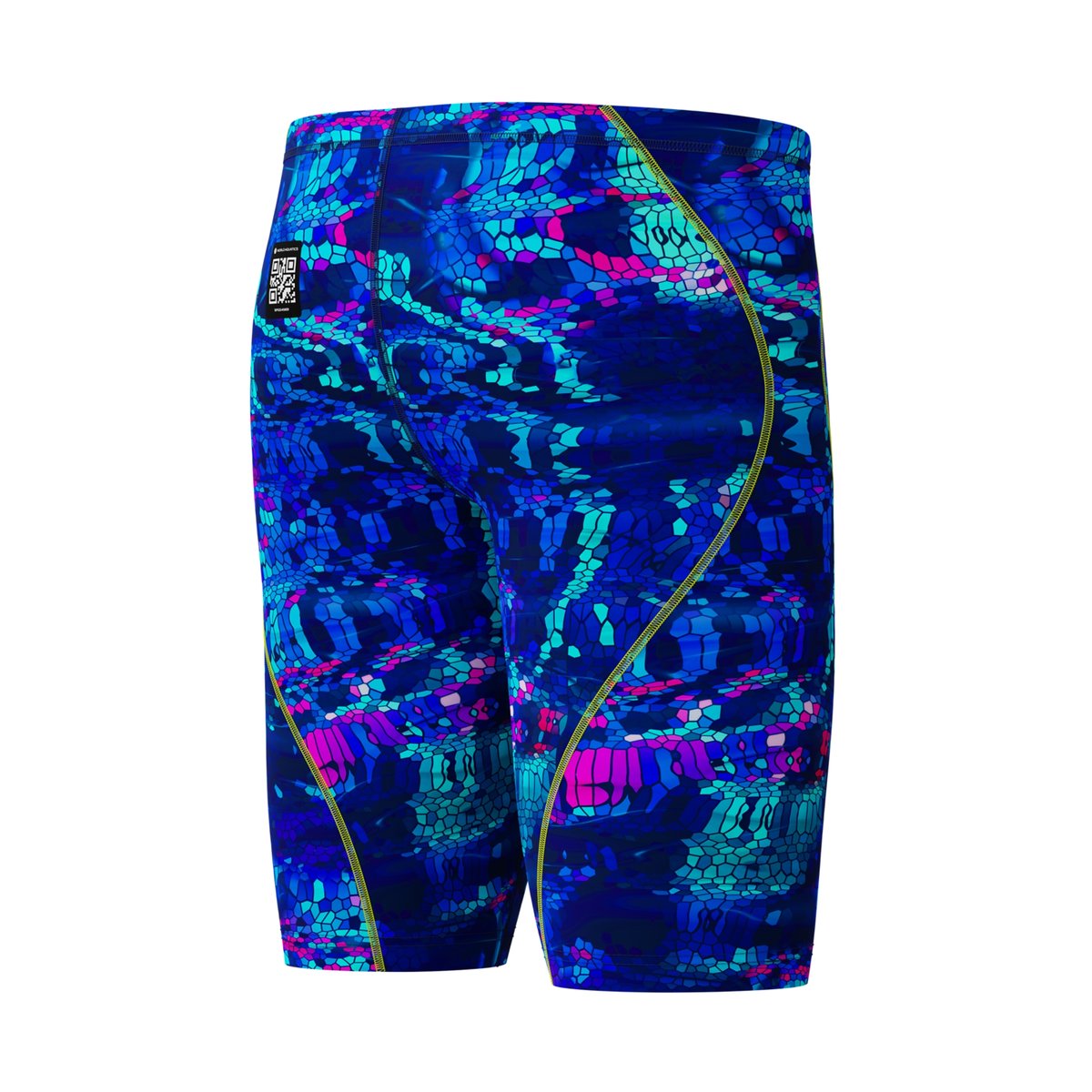 Jammer de natation motif/style mosaïque FASTSKIN HYPERSPARK bleu, SPEEDO