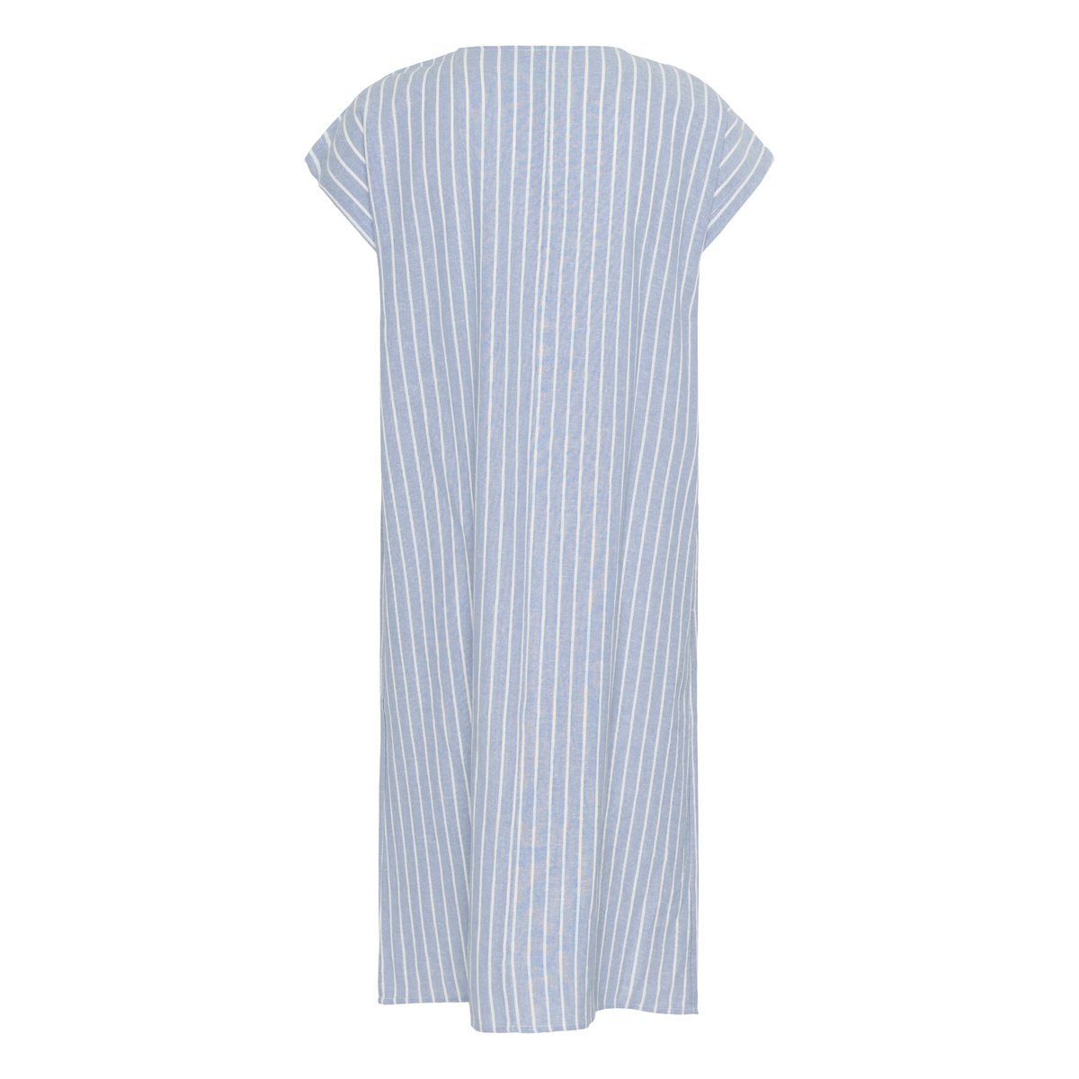 Dress bleu ebb and flow melange/blanc chalk stripe, KAFFE