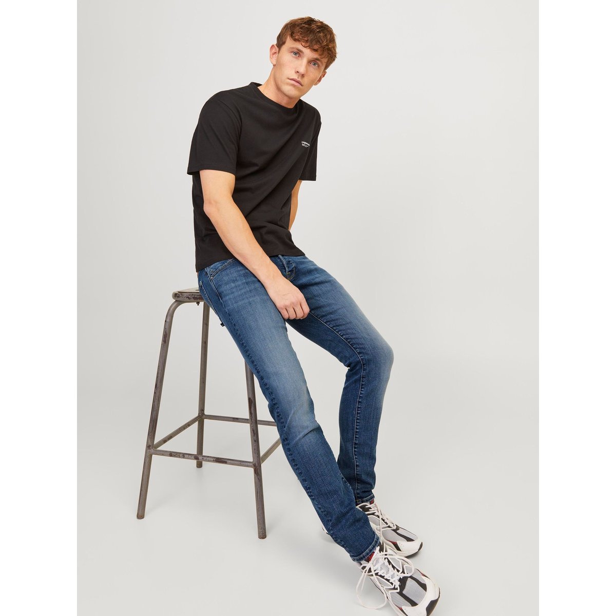 Jean slim Glenn blue denim, JACK & JONES