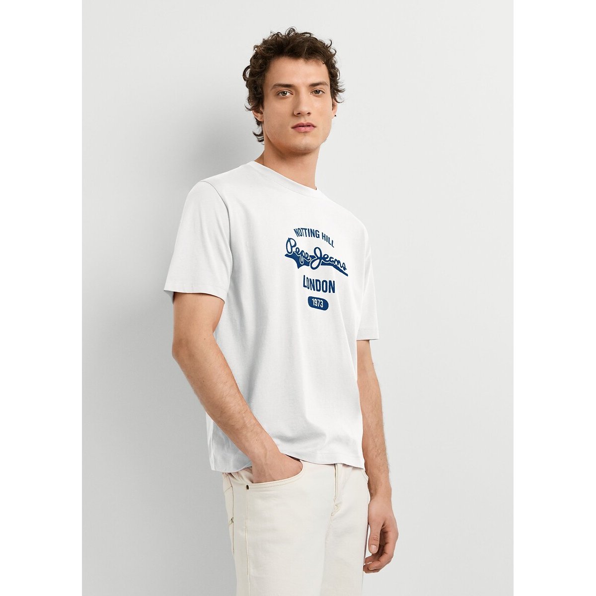 T-shirt manches courtes, JIMMY blanc, PEPE JEANS