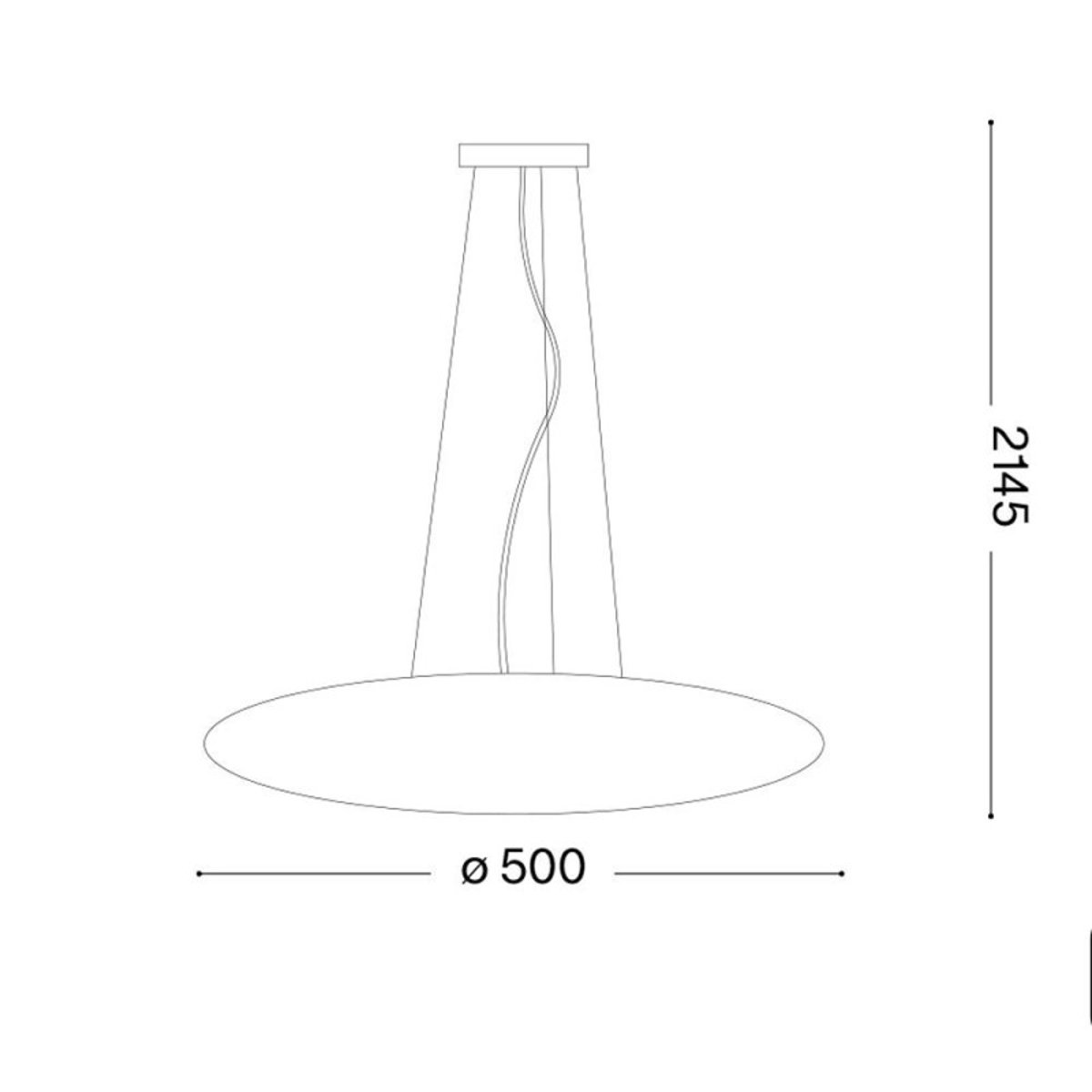 Grande Suspension En Verre Yoga 3 Ampoules blanc, MILLUMINE