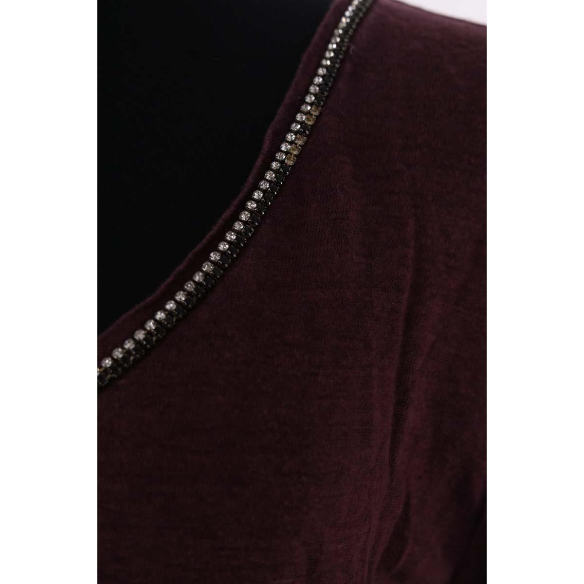 T-shirt - Bon État violet, MAJE