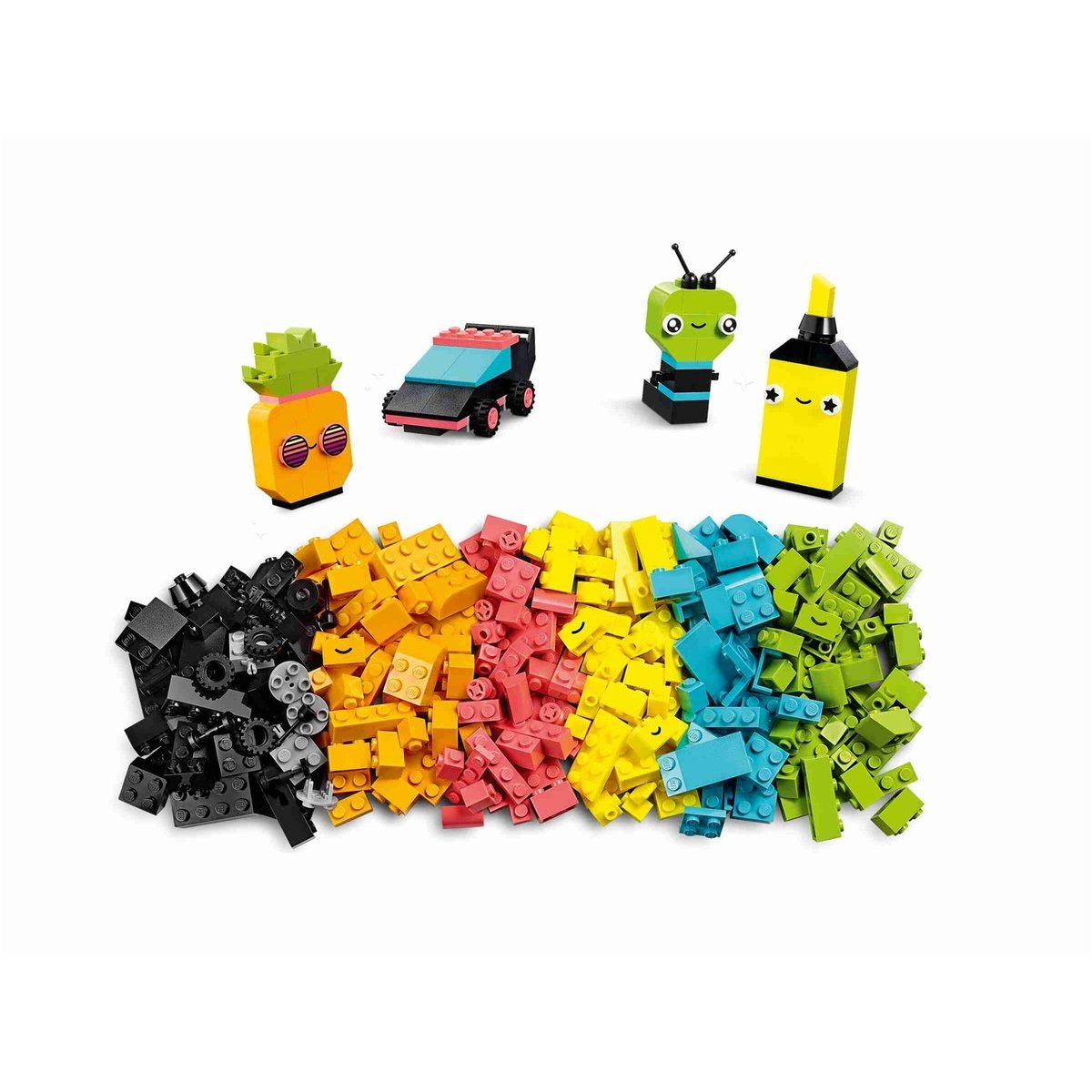 Classic L'amusement créatif fluo multicolore, LEGO
