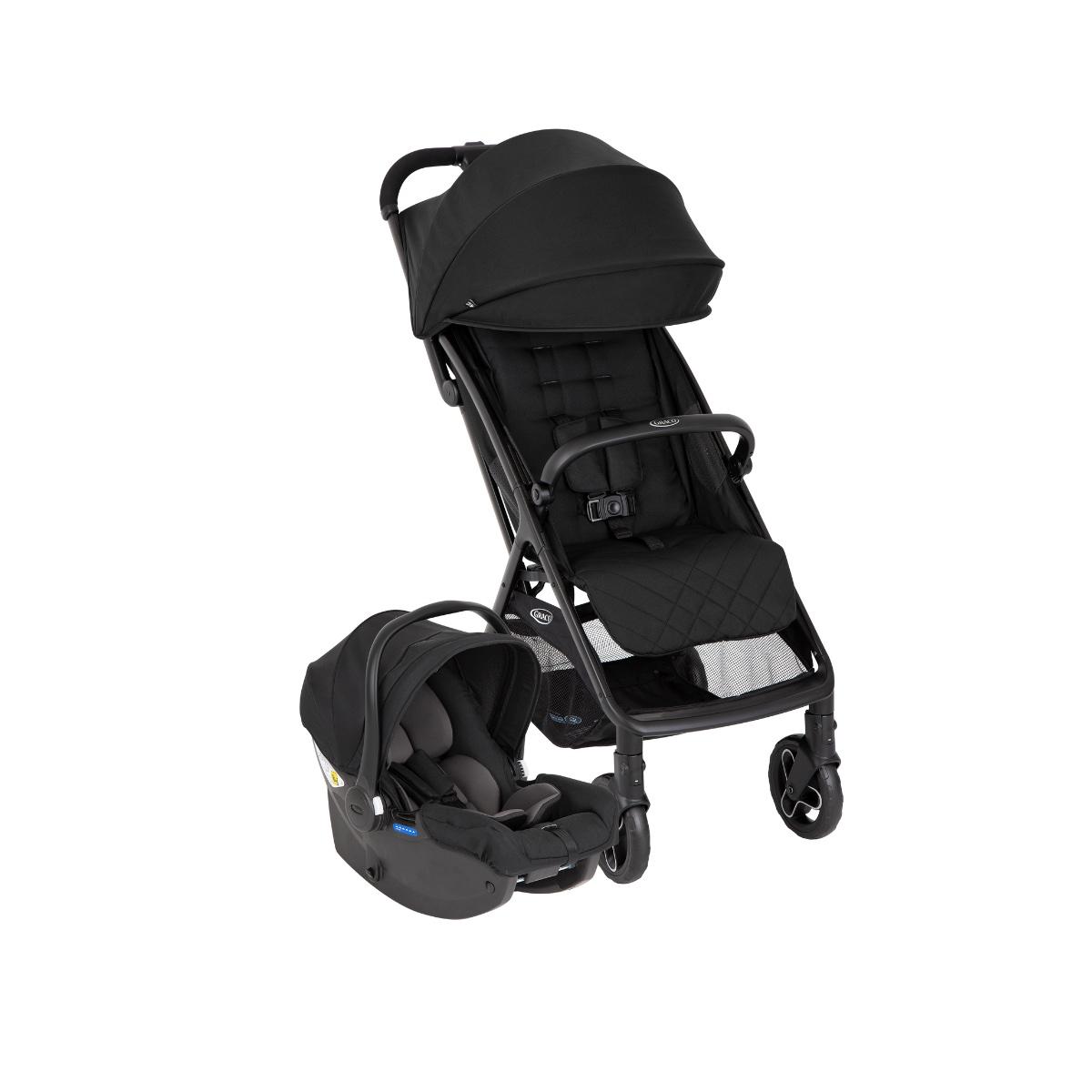 Poussette Myavo Duo Midnight couleur unique, GRACO