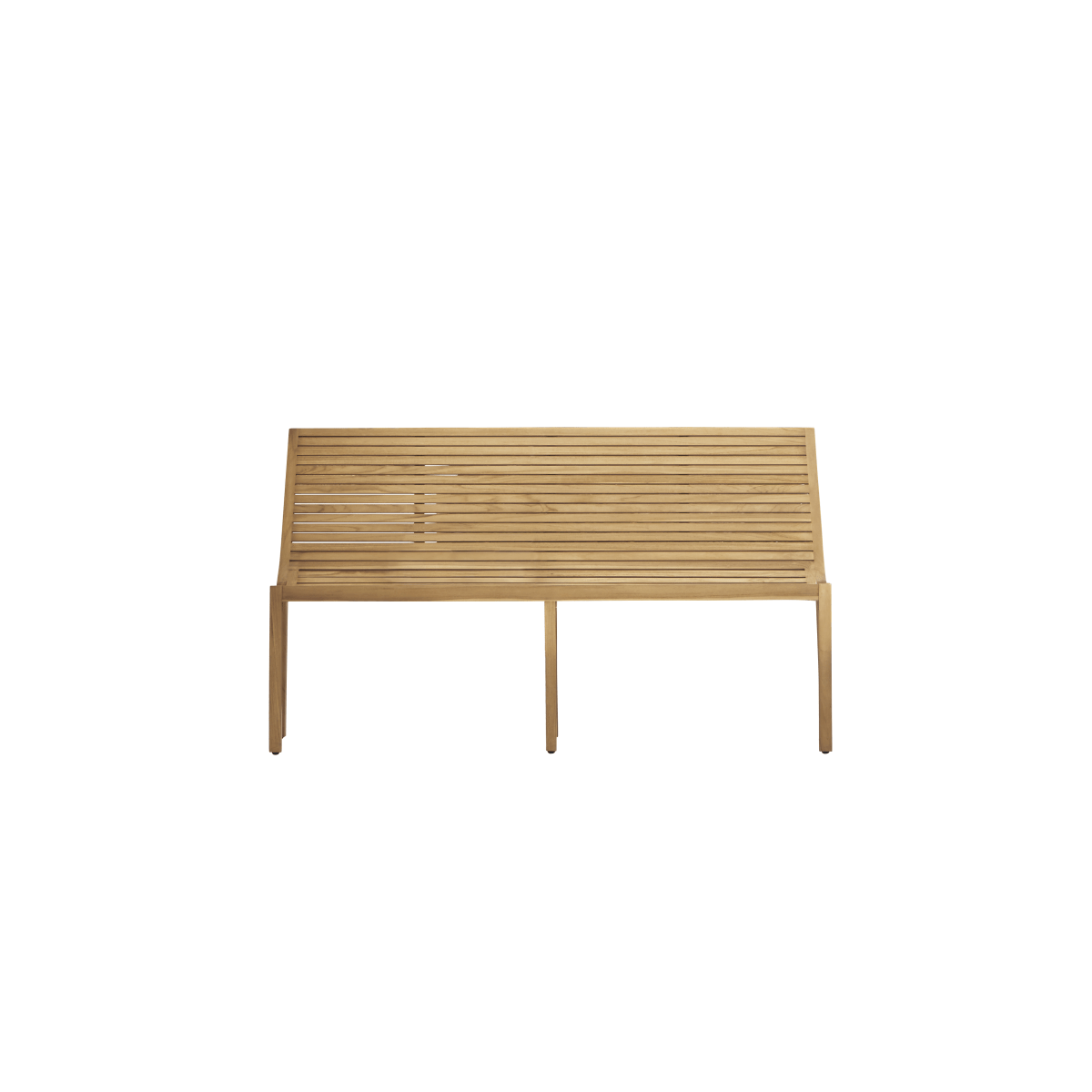 Banc de jardin en Teck massif, TEO naturel, TIKAMOON