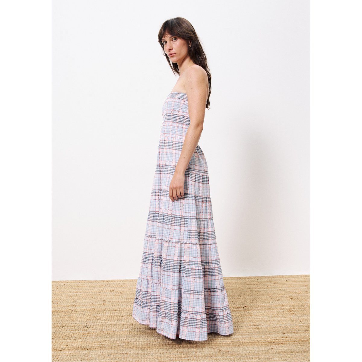 Robe  longue DALEL bleu clair, FRNCH