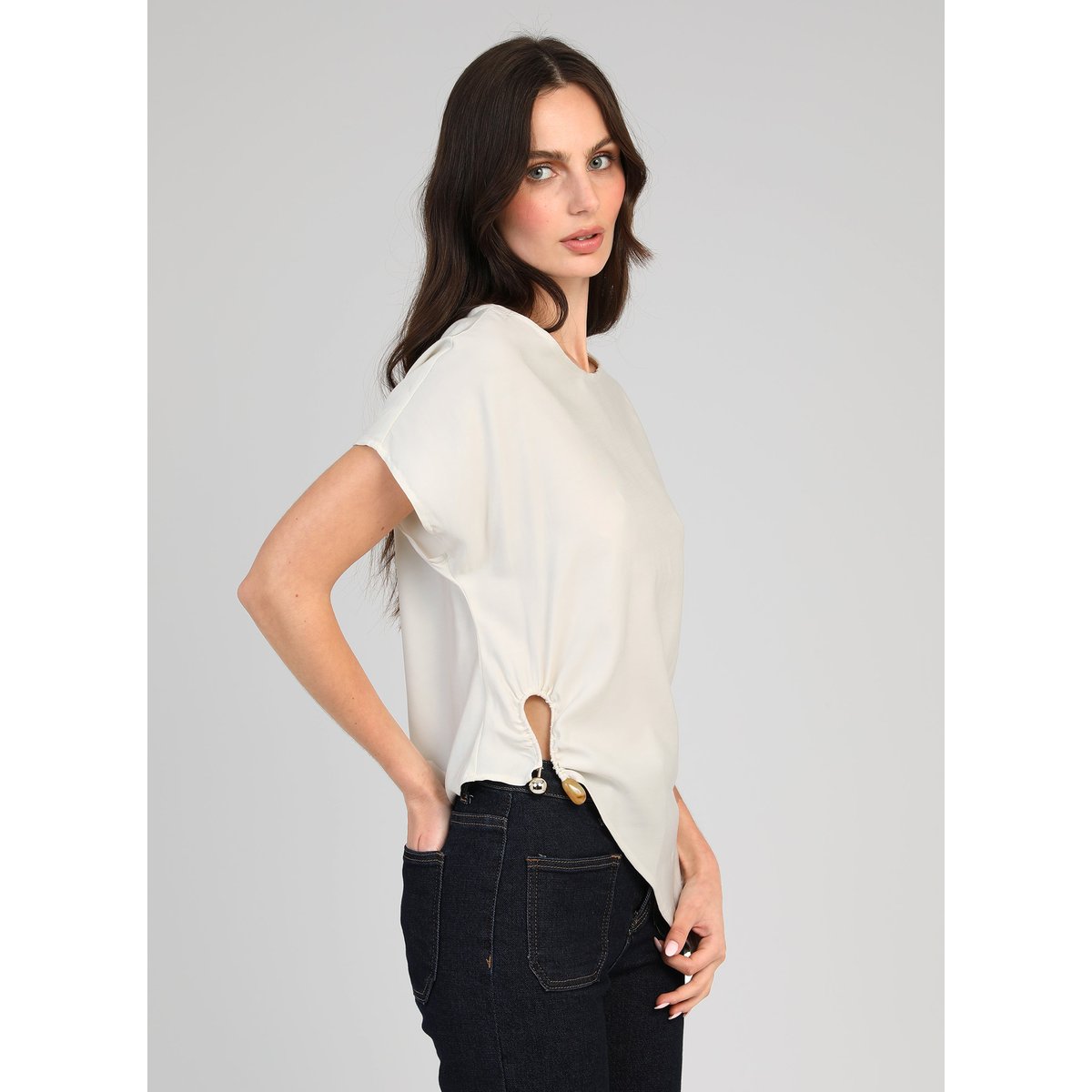 Top KOLINA blanc casse, AN'GE