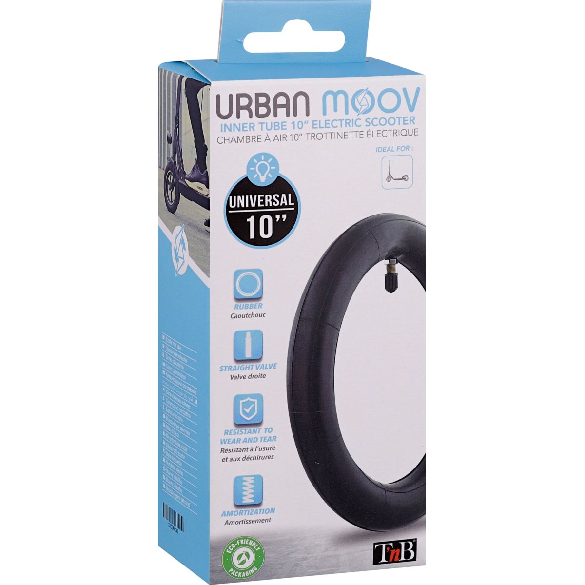 Chambre à air 8.5' pour trottinette électrique noir, TNB