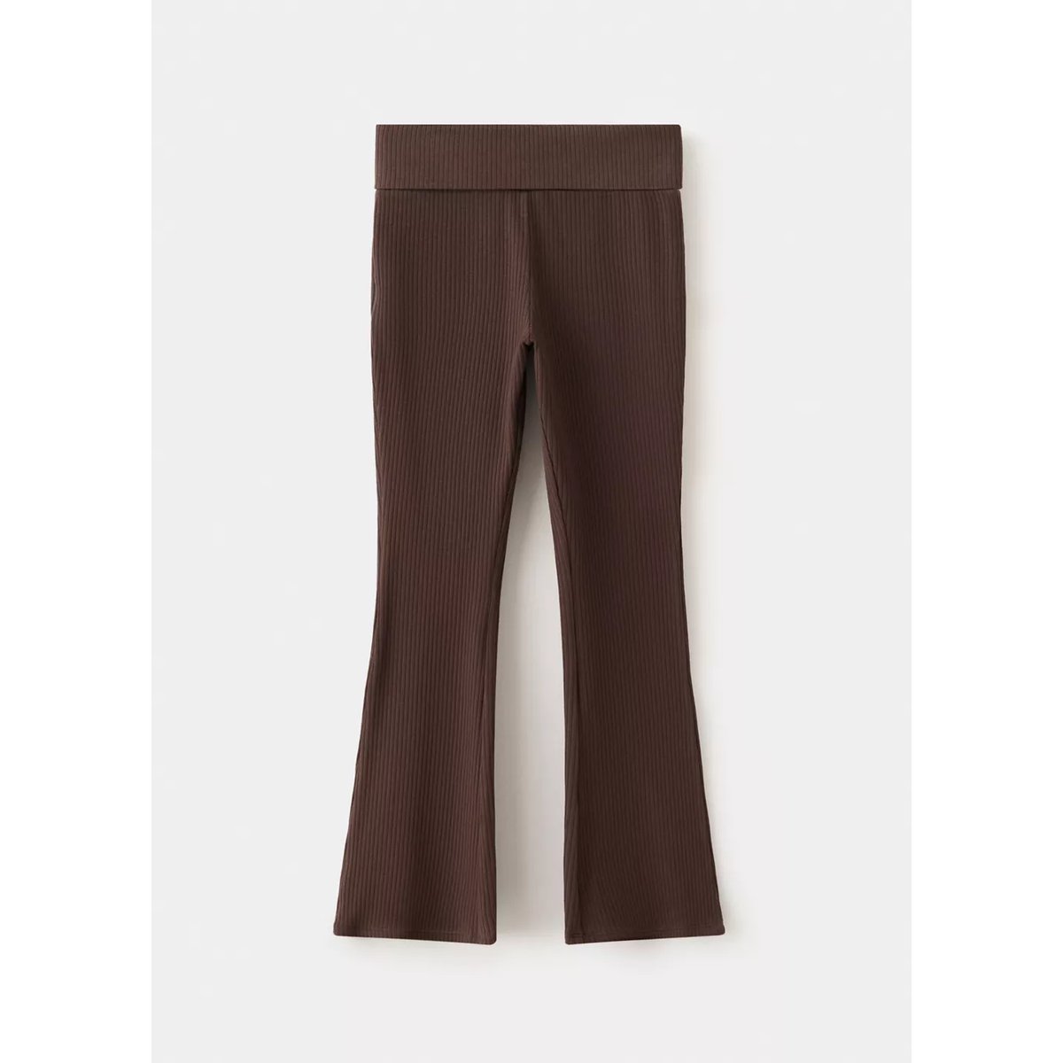 Leggings taille retournée marron, MANGO KIDS