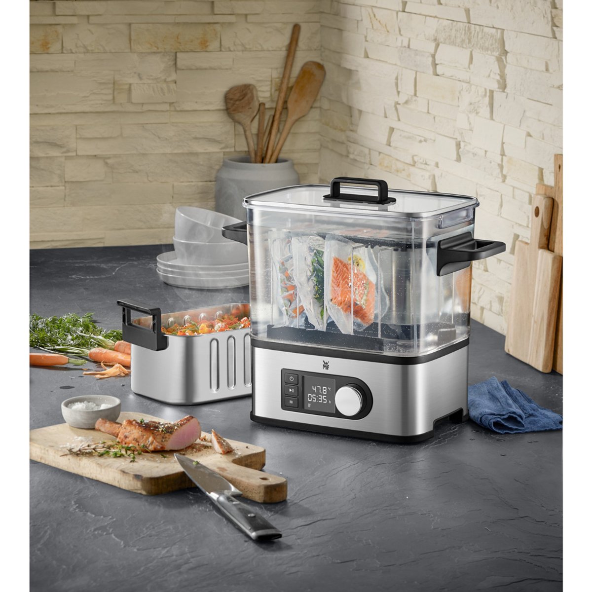 Cuiseur sous vide Lono gris, WMF