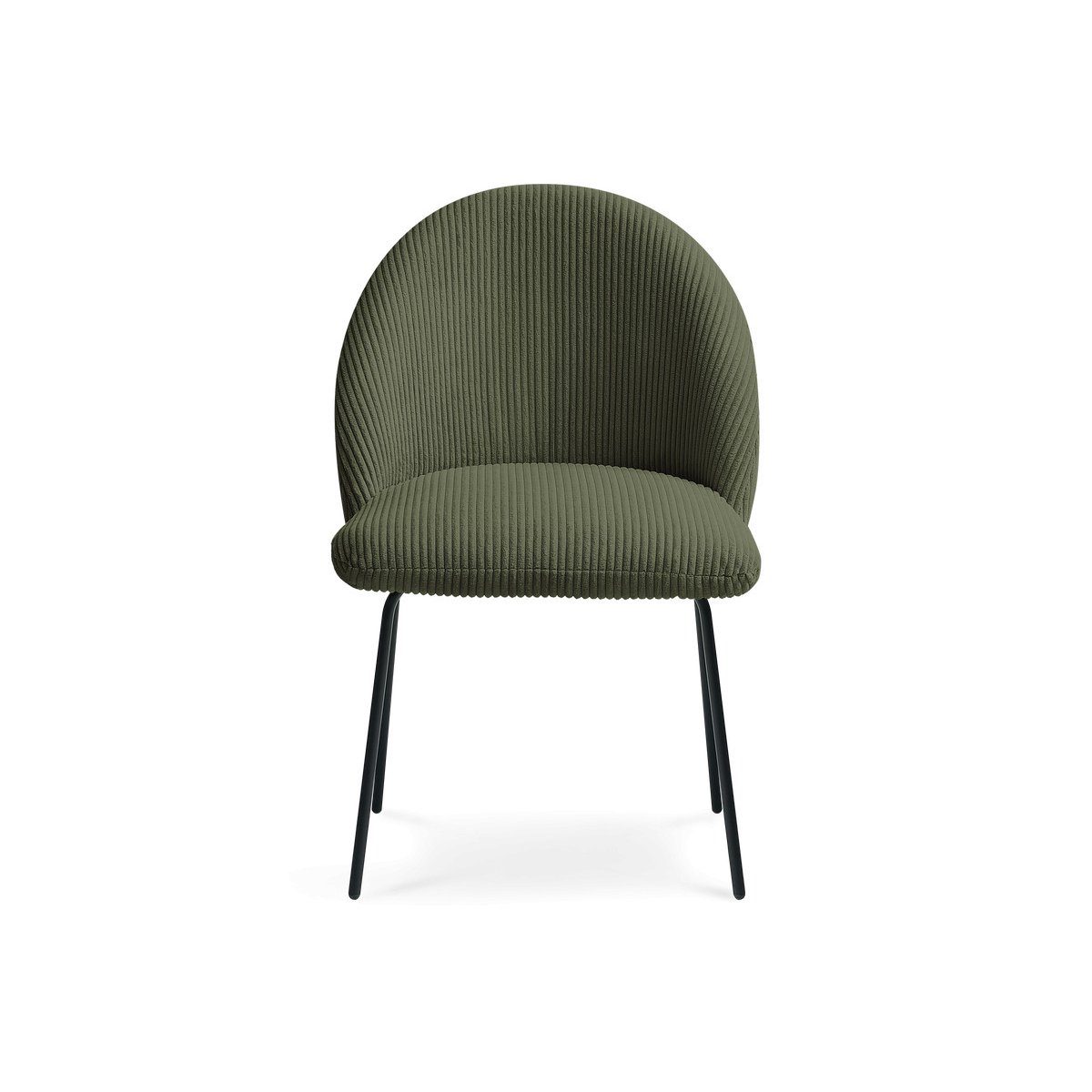Lot de 4 chaises velours côtelé, LALIE multicolore 2, BOBOCHIC